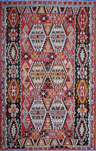 R7084 Anatolian Esme Kilim Rug