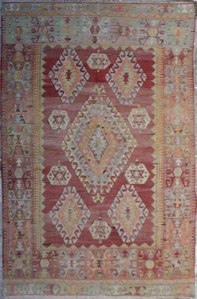 R6557 Antique Cal Kilim