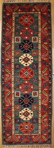 R8282 Beautiful Decorative Kazak Carpet Runner