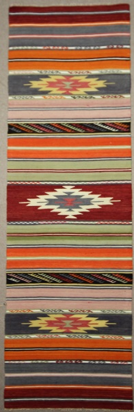 Beautiful handmade Tribal and Village Turkish Kilim Runners R7811