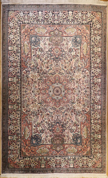 R7969 Indian Kashmir Silk Carpet