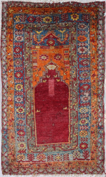 Antique Turkish Mujur Rug R5356