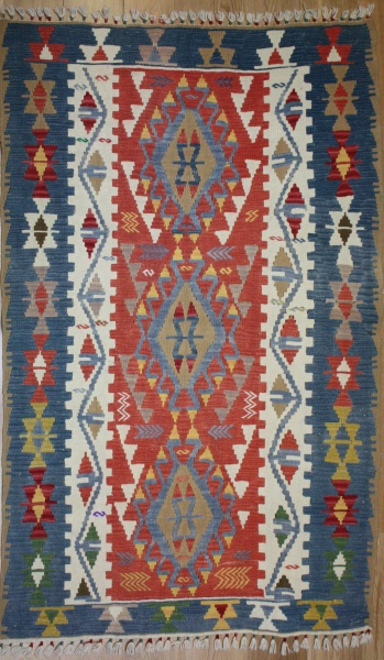 R8245 New Turkish Kilim Rug