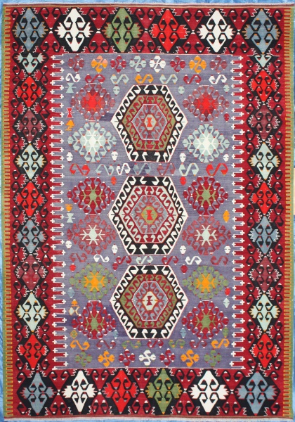 R7165 Old Turkish Esme Kilim Rug