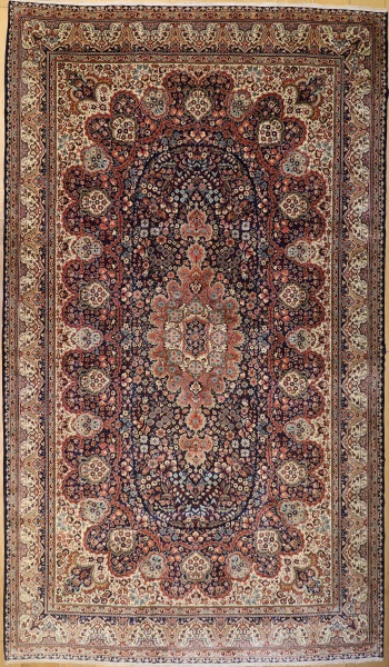 R6955 Vintage Kerman Persian Carpet