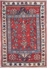 R837 Antique Caucasian  Kazak Rug