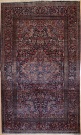 R9317 Antique Persian Kashan Rug