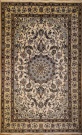 R6659 Persian Silk and Wool Nain Carpet