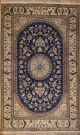 R8460 Persian Silk and wool Nain Carpets