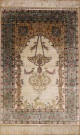 R9331 Turkish Hereke Silk Rug