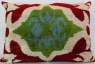 P3 Velvet Ikat cushion cover 